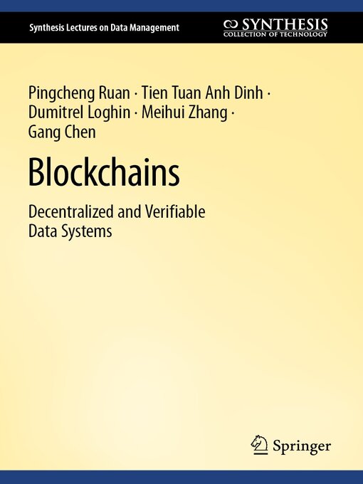 Title details for Blockchains by Pingcheng Ruan - Available